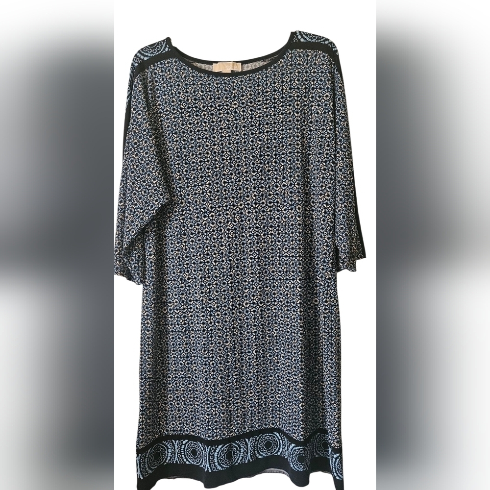 Michael by Michael Kors Geometric Print Dress Women L